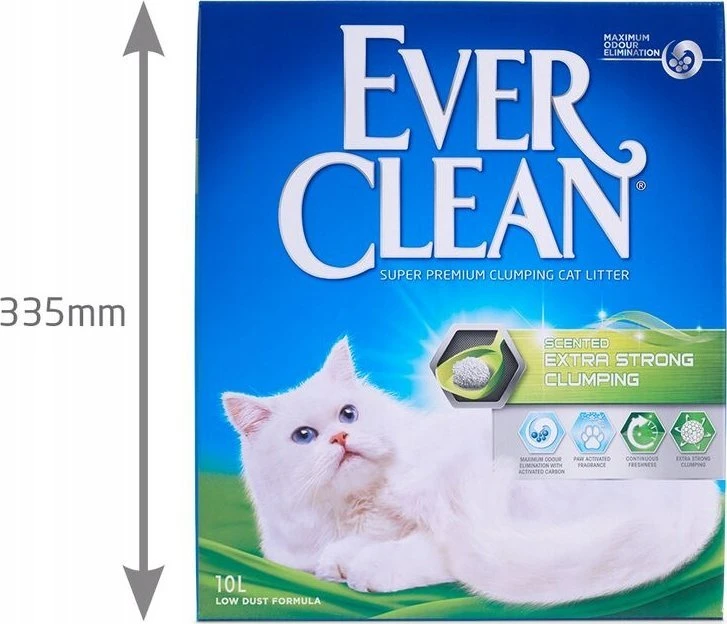 Kraikas dla kota Everclean Everclean Ever Clean ypač stiprus kvapas 10 l