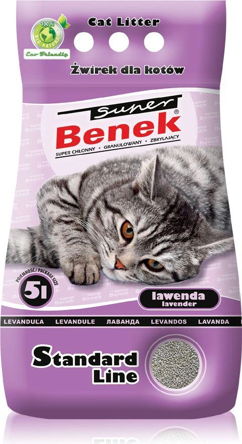 Certech Super Benek Standard Lavender - Kačių kraiko suspaudimas 5 l