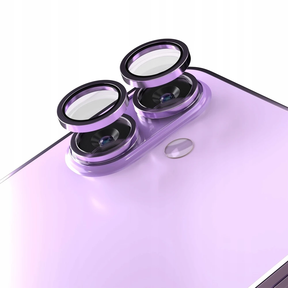 Krainagsm Telforceone Etteri camera lens protector for iPhone 17 violetinė