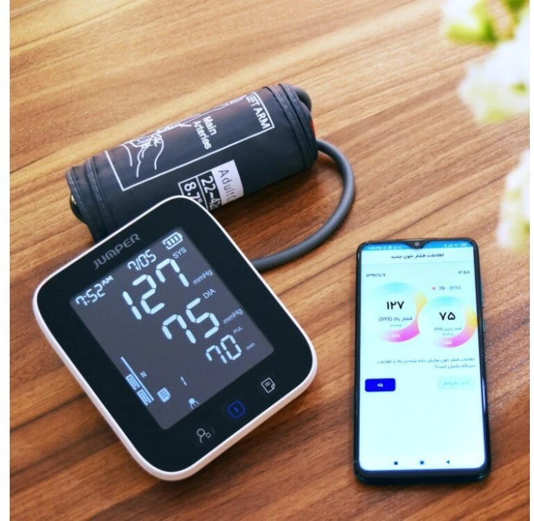 Kraujospūdžio matuoklis Jumper JPD-HA121 Bluetooth juoda