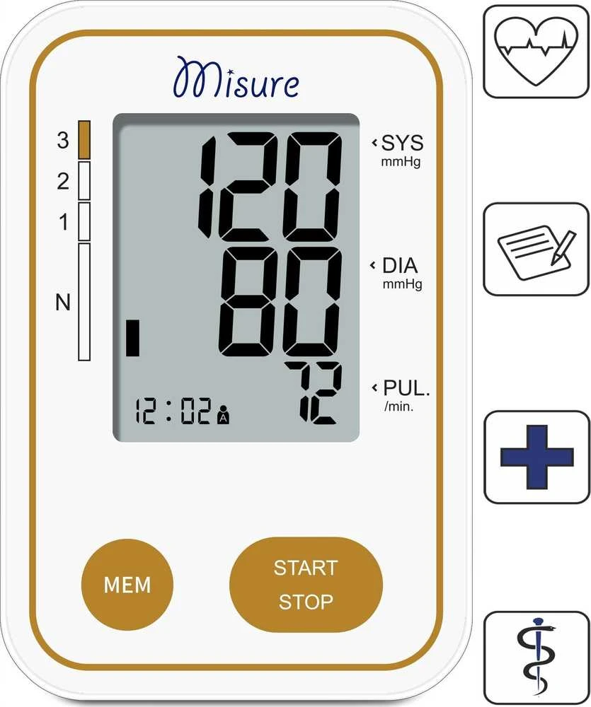 Kraujospūdžio matuoklis Misure Kraujospūdžio matuoklis elektroninis C03A