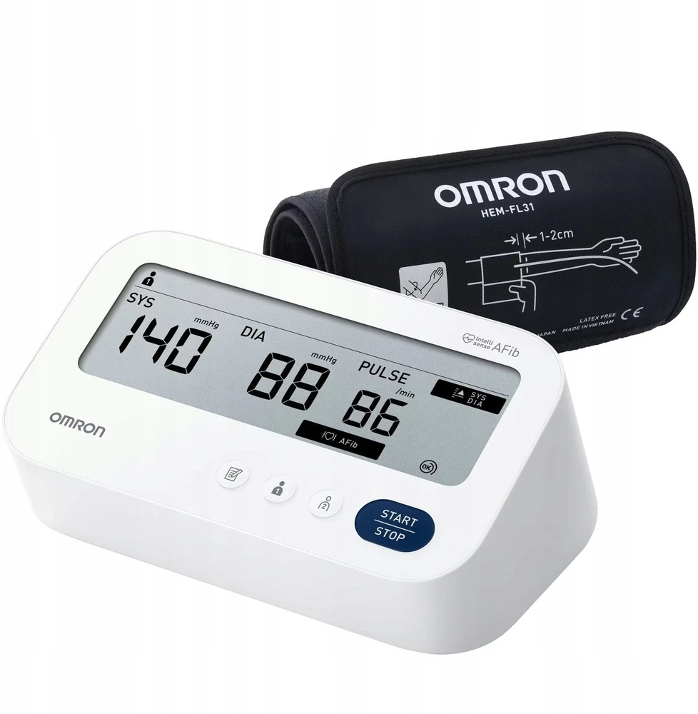 Omron M3 Comfort Afib kraujospūdžio matuoklis, modelis - HEM-7196