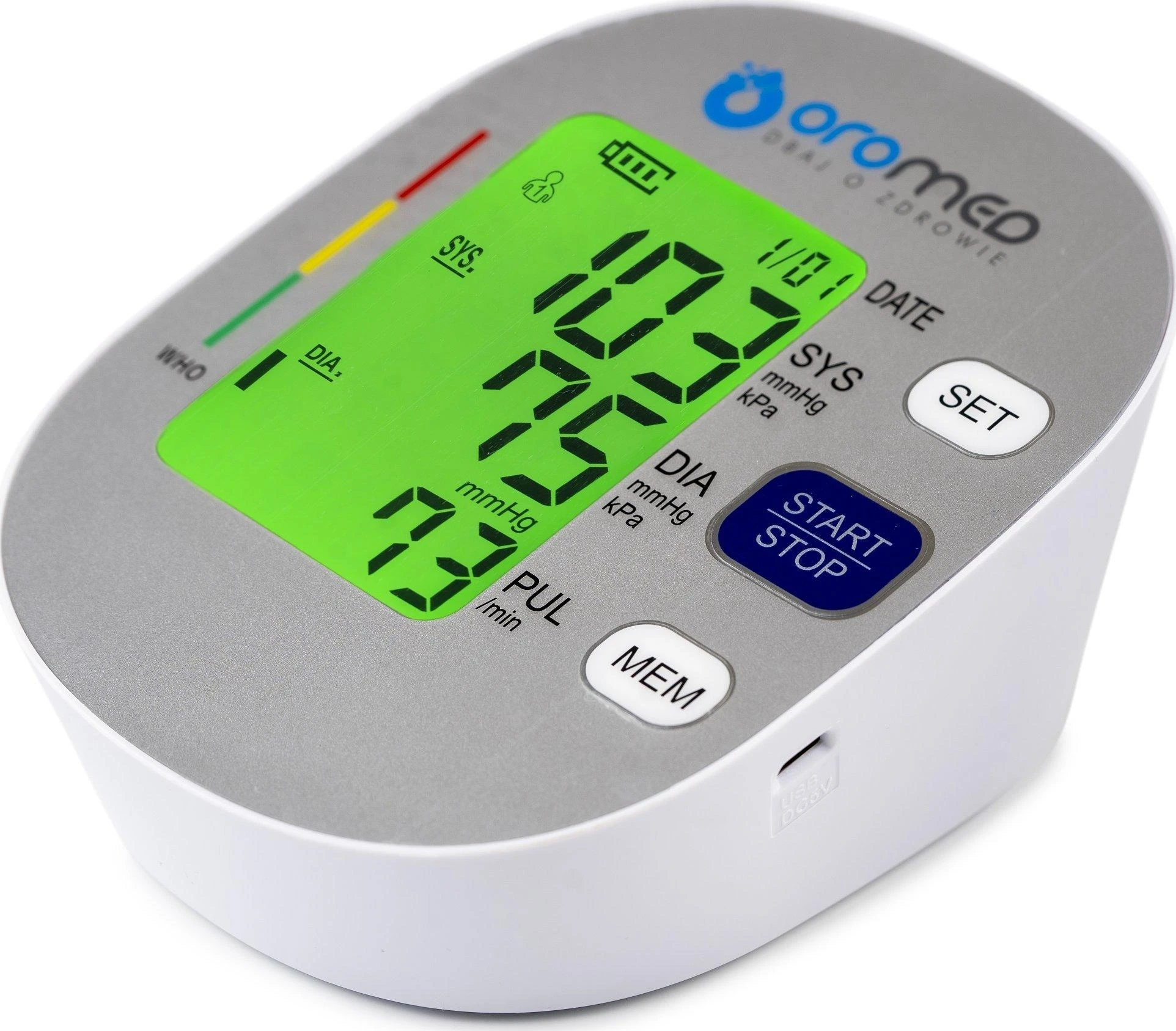Oro-med Kraujo Spaudimo Matuoklis - Oromed Or-bp2 Pilkas