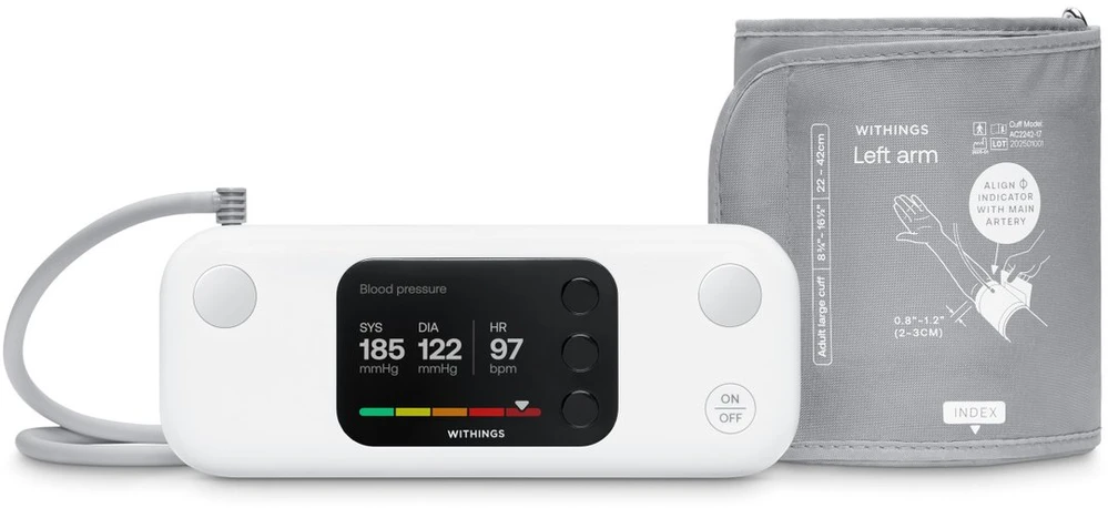 Kraujospūdžio matuoklis Withings Bpm Vision AFib BT balta