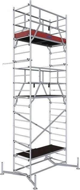 KRAUSE RUSZTOWANIE CLIMTEC KOMPLETNE 7m ALUMINIOWE BAZOWE+ 2 KONDYGNACJE