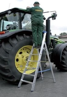 laisvai pastatomos pramoninės kopėčios 6 pakopų STABILO PROFESSIONAL KRAUSE [124531]