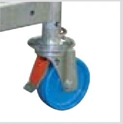 Krause ROLKI JEZDNE ŚR.125MM - Rinkinys