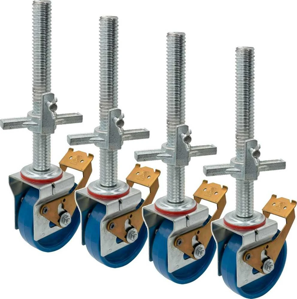 KRAUSE KÓŁKA DO RUSZTOWAŃ fi 150mm 4vnt. Z REG. WYSOKOŚCI