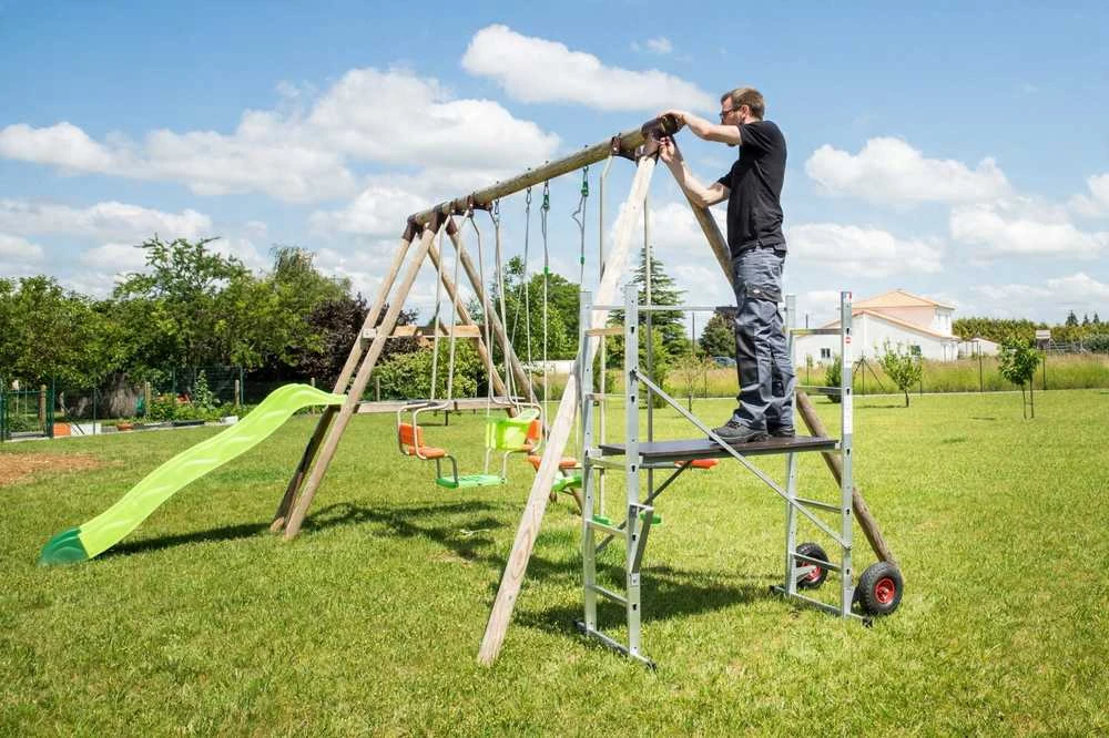 Hailo pastoliai HobbyStep H3 / plieniniai / 2x5 laipteliai