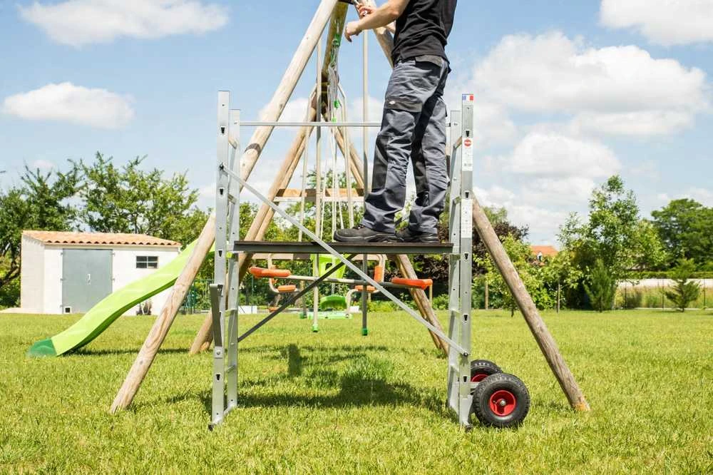 Hailo pastoliai HobbyStep H3 / plieniniai / 2x5 laipteliai