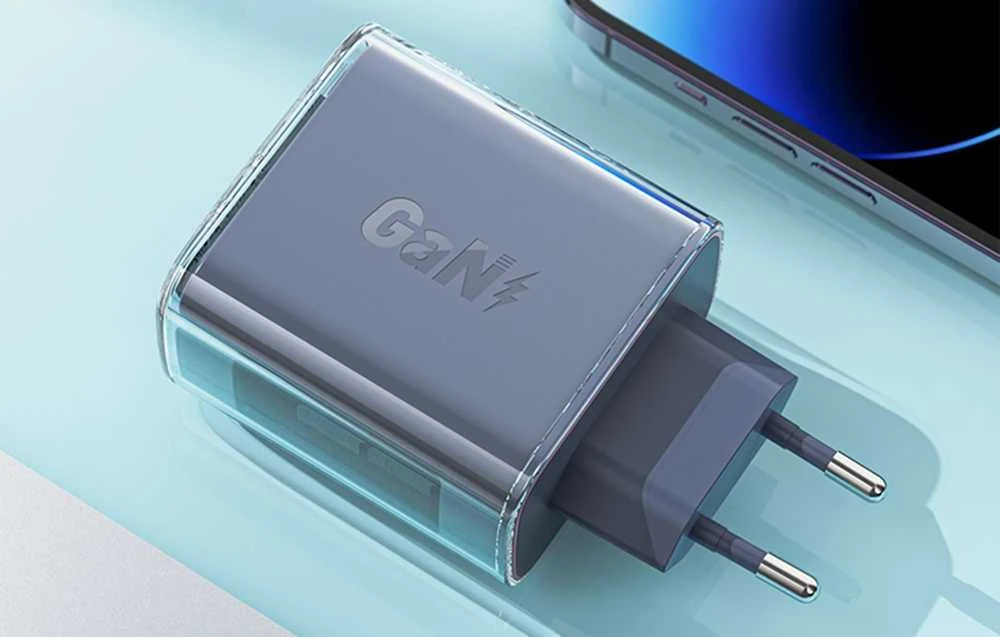 Sieninis įkroviklis Acefast A45 2x USB-C 1xUSB-A 65W PD - Pilkas