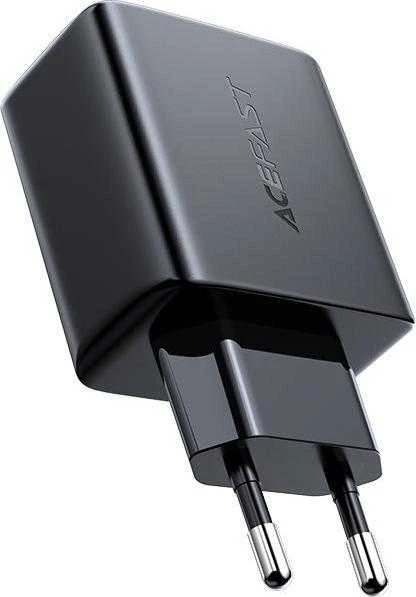 Sieninis įkroviklis Acefast A5 PD32W, USB + USB-C (juodas)