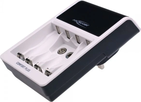 Ansmann Automatinis greitas įkroviklis 1-4 NIMH AAA/AA, 9V su LED indikacija