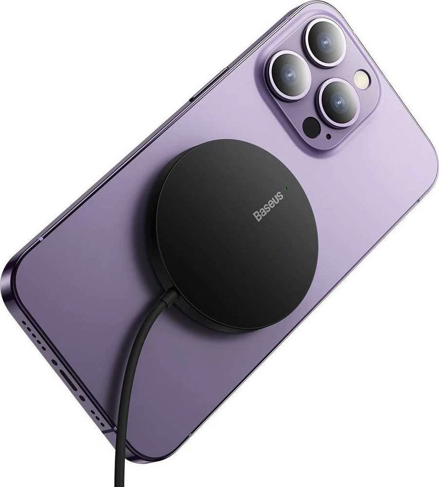 Baseus Simple Mini3 magnetinis belaidis įkroviklis 15 W (Bla
