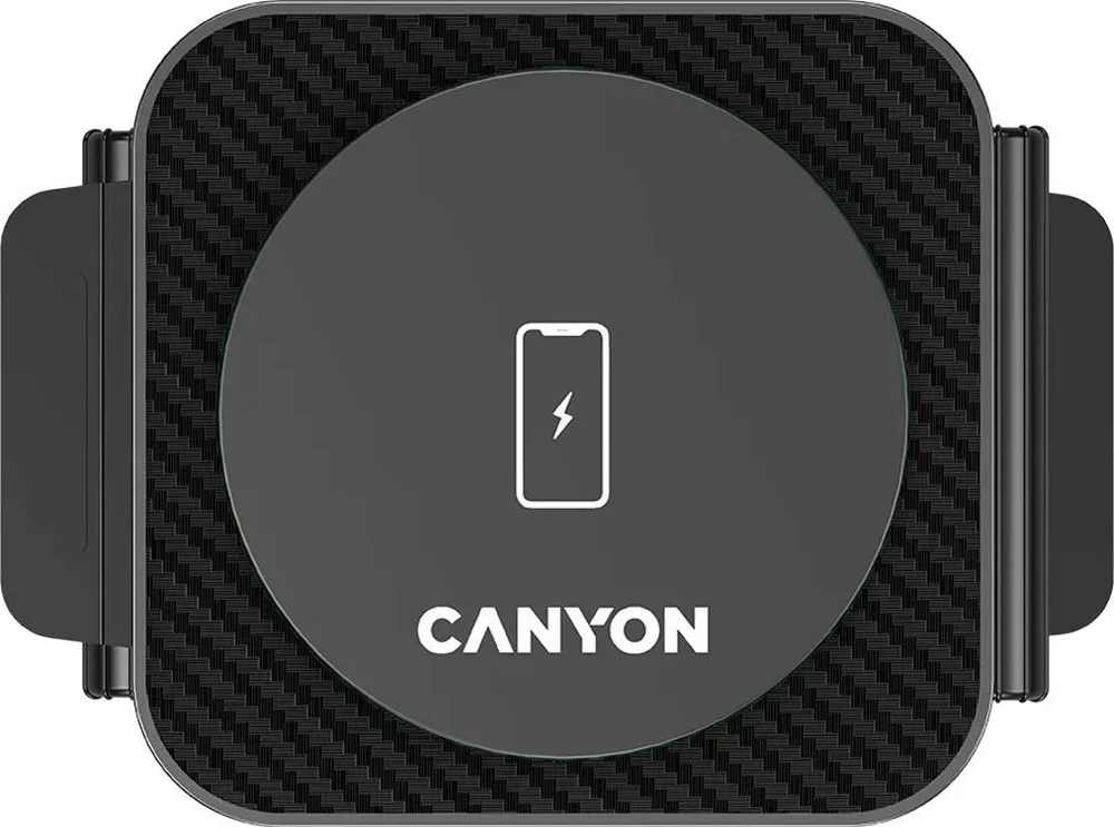 CANYON belaidis įkroviklis WS-305 15W 3in1 Sulankstomas juodas