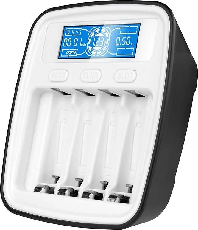 everActive profesionalus AA/AAA elementų įkroviklis NC-1000M