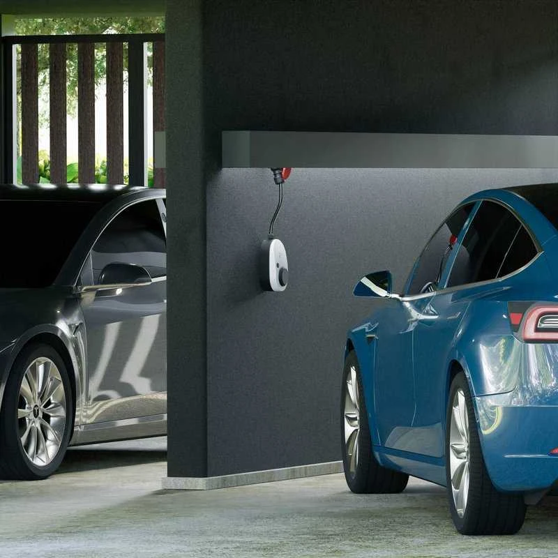 Go Echarger go-e įkroviklis Gemini flex Wallbox, 22kW, 32A CEE raudonas kištukas, baltas