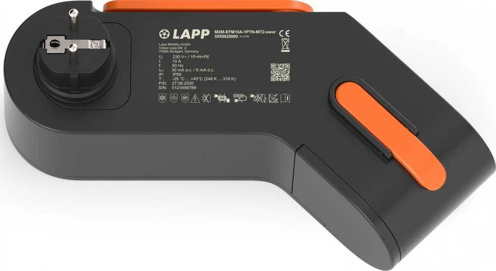 Įkroviklis mobili EV PHEV Type 2 LAPP 2.3kW 10A