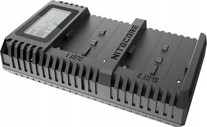 Nitecore USN3 Pro dvigubas įkroviklis, skirtas Sony NP-F serijai