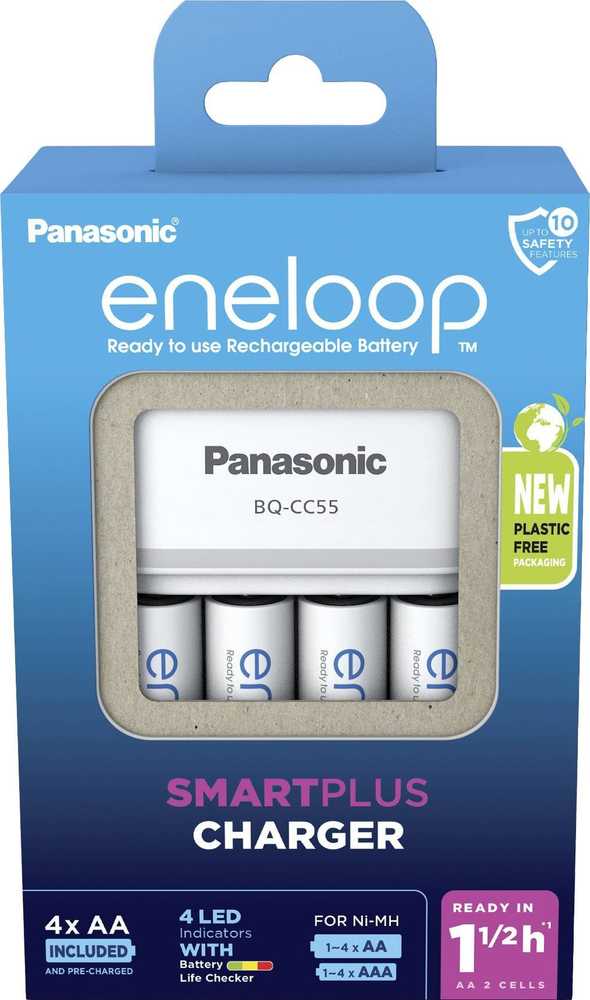 Kroviklis Panasonic ENELOOP K-KJ55MCD40E, 1.5 val; +(4xAA)