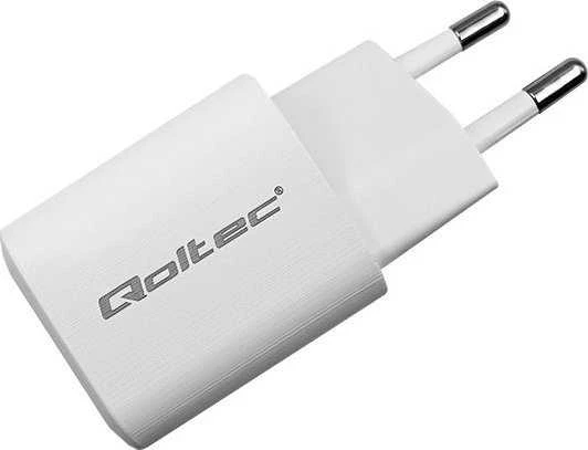 QOLTEC 50763 GaN ULTRA 35W įkroviklis / 5-20V / 2,25 3A / 1 x USB tipo C PD / 1x USB / Baltas