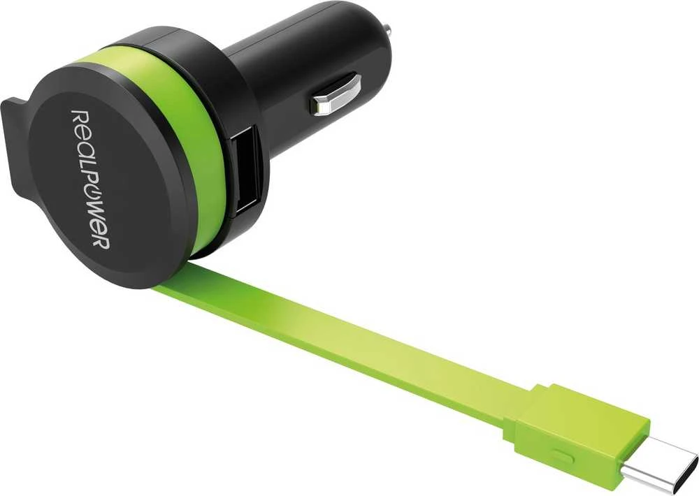 Įkroviklis Realpower Vientisas 1x USB-A 2,4 A (257636)