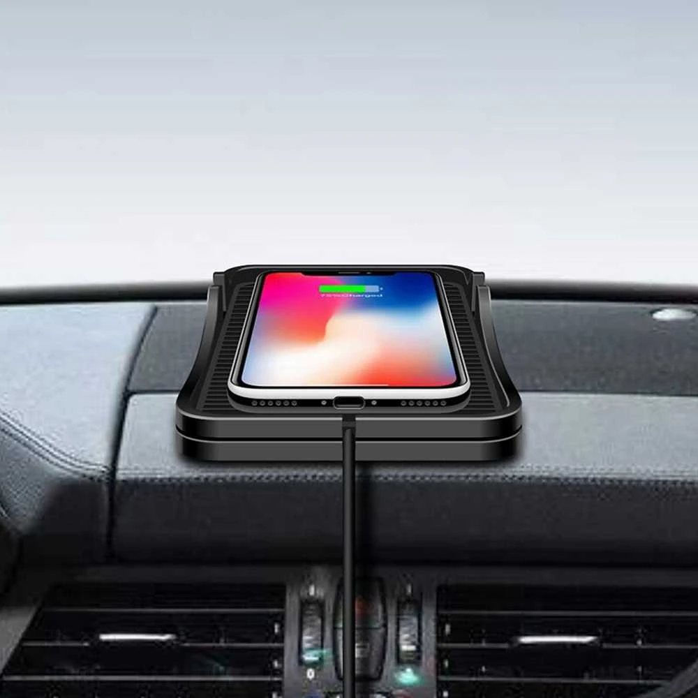 Strado Laikiklis gravitacinis stalo laikiklis QI automobilinis belaidis įkroviklis C7