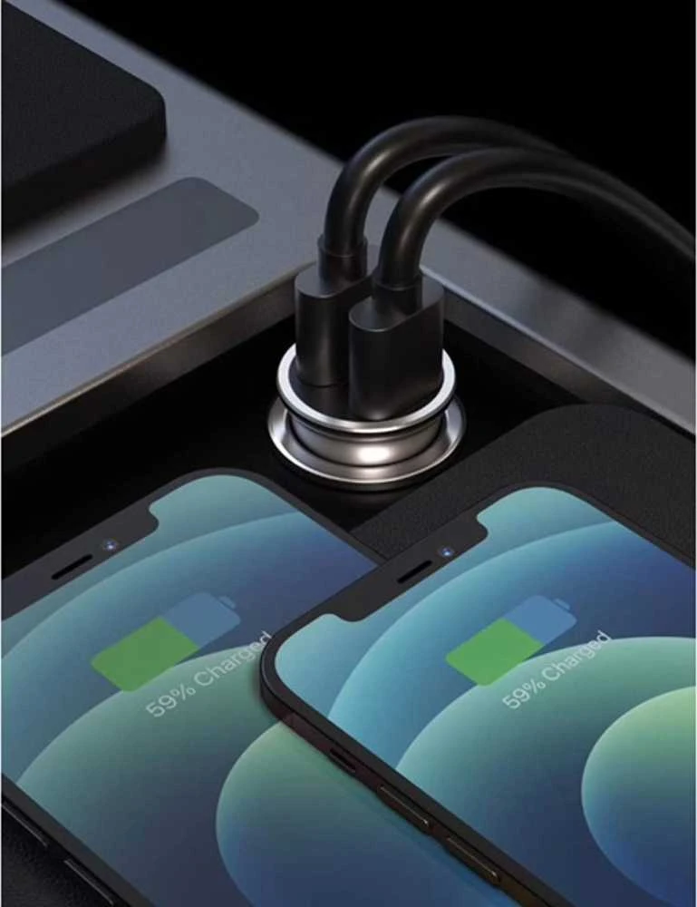 Krautuvas Swissten SWISSTEN automobilio įkroviklis 36W, 2-port, USB-C, USB-A