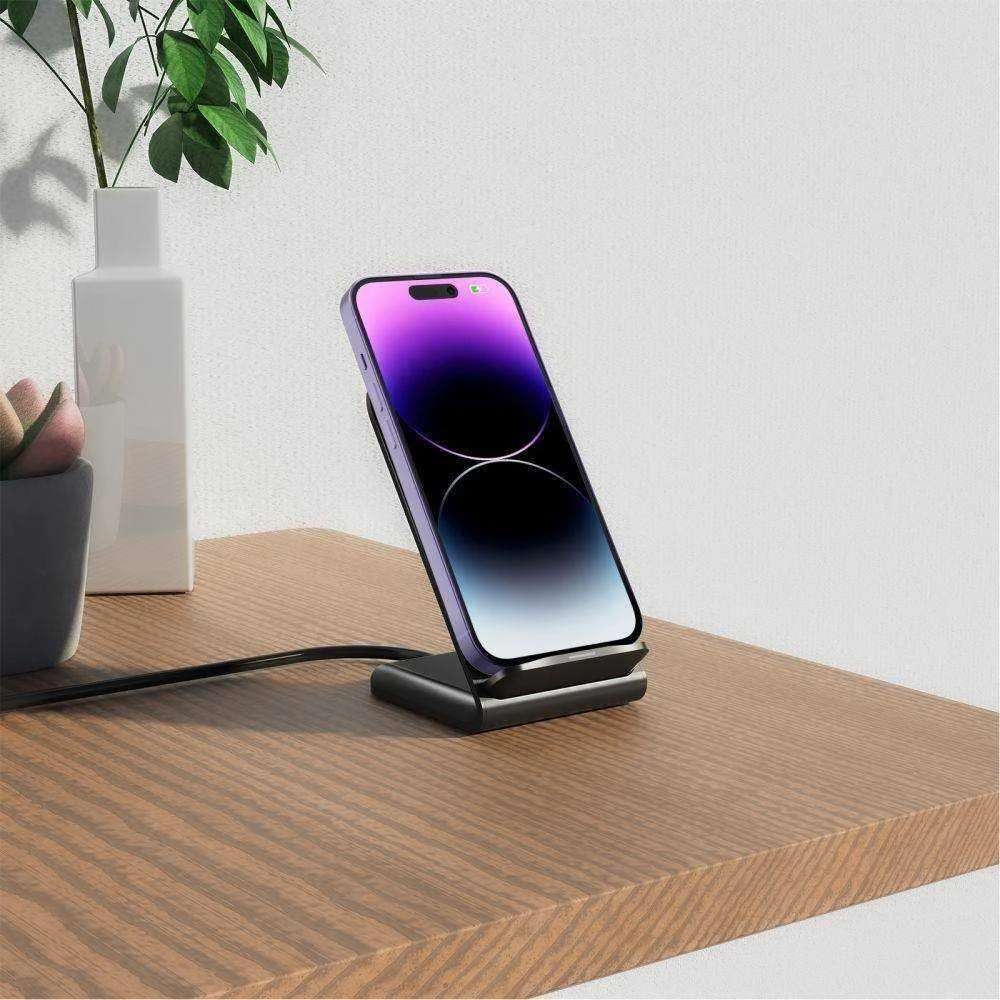 Belaidis įkroviklis 15W Tech-Protect QI15W-S2 juodos spalvos