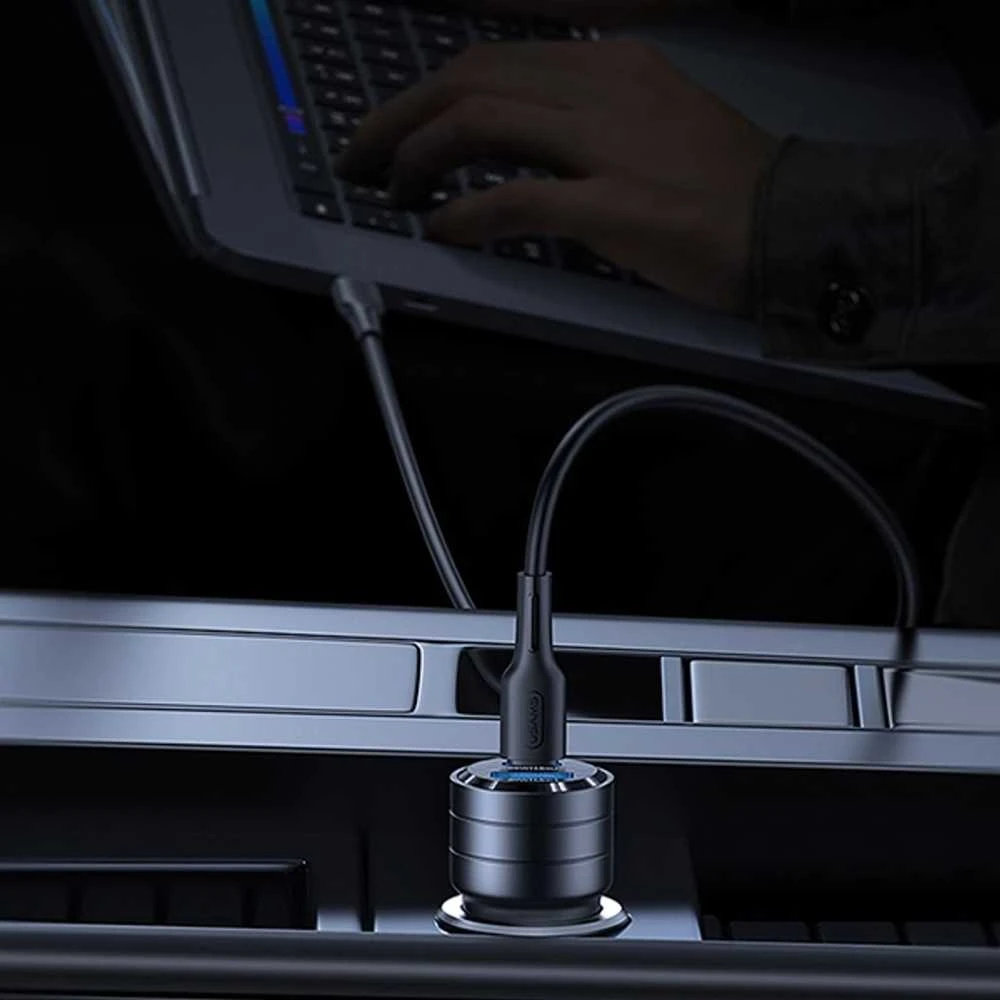 Usams C36 USB A+C 95W greitas automobilinis kroviklis