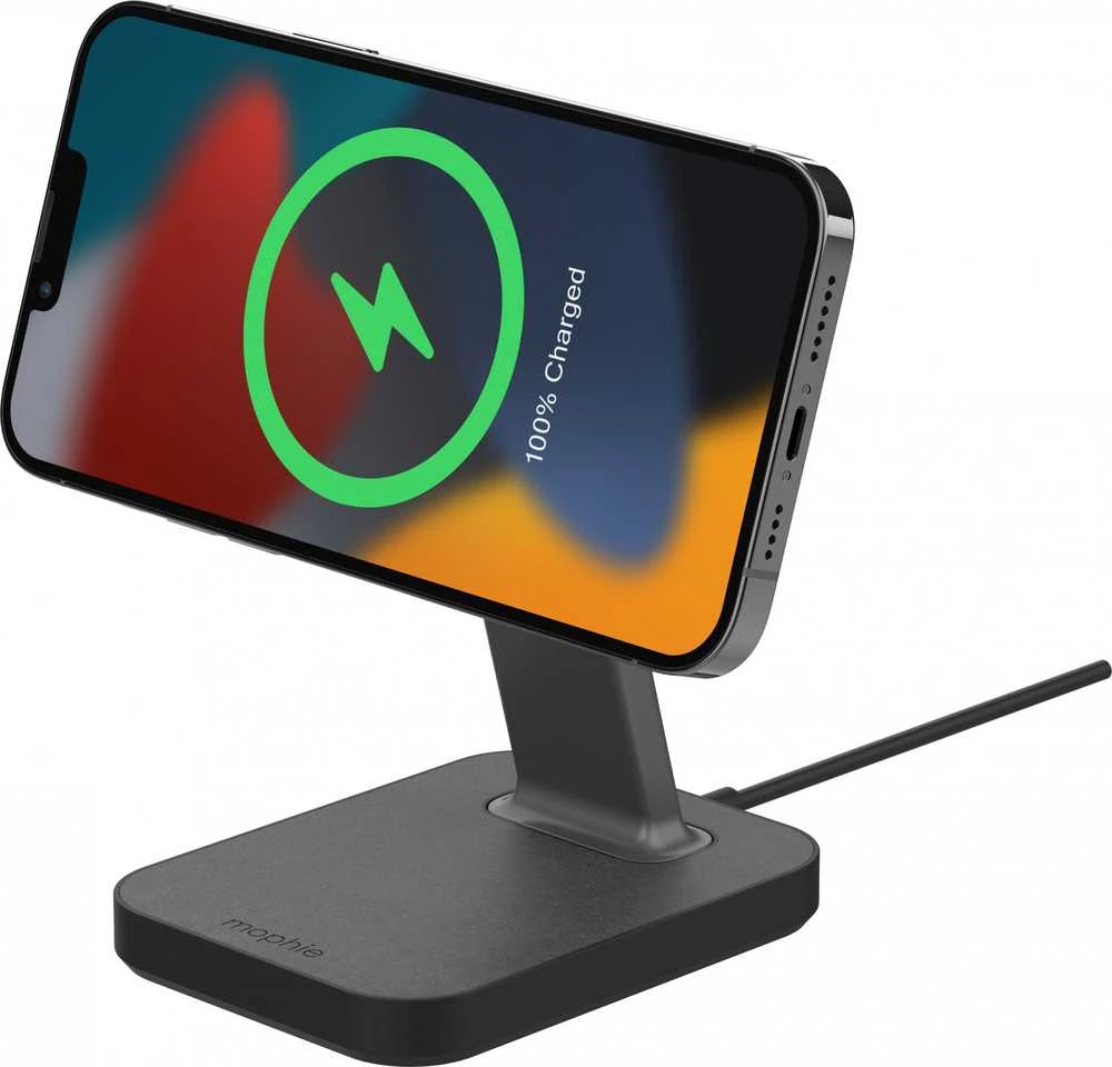 Zagg Belaidis įkroviklis „Mophie 15W“, suderinamas su „MagSafe Snap+“, juodas
