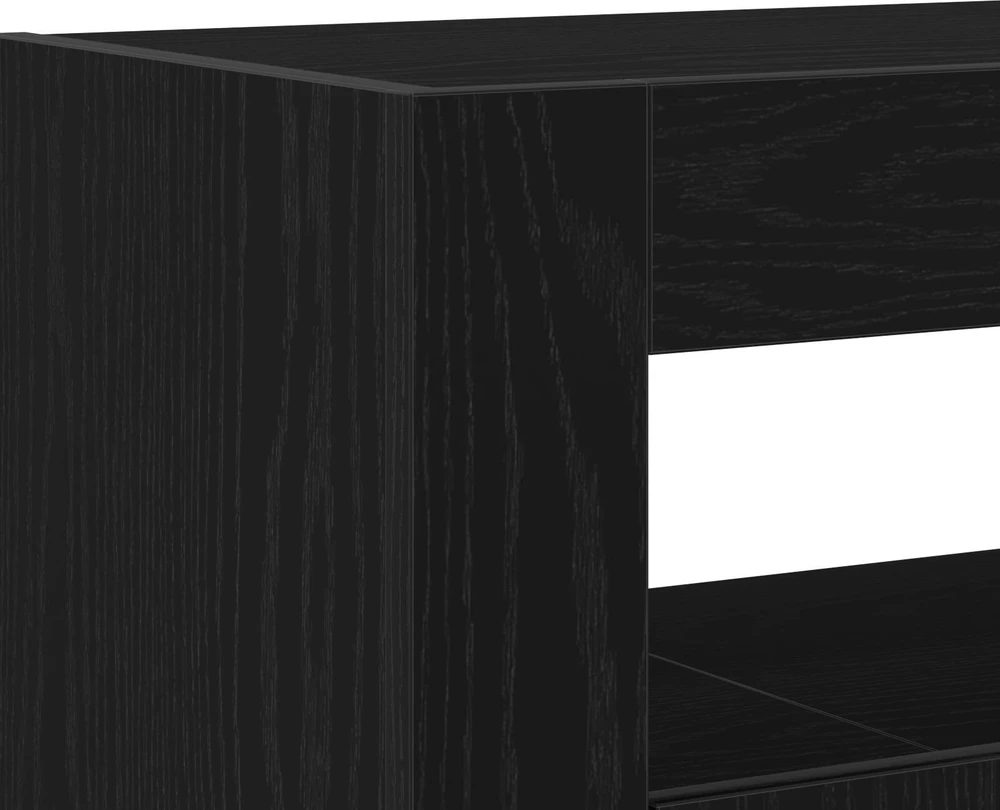 Kabalas Juodas ąžuolas 116 x 30 x 75 cm Apdirbta mediena