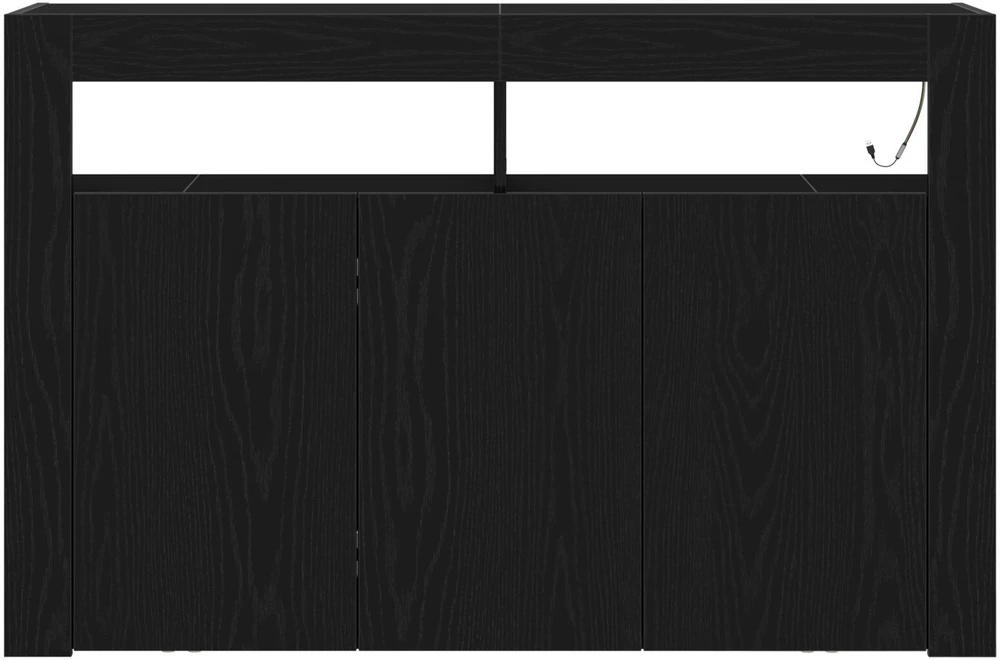 Kabalas Juodas ąžuolas 116 x 30 x 75 cm Apdirbta mediena