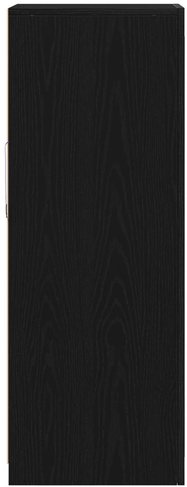 LED Bufetas Juoda 41 x 37 x 100 cm Apdirbta mediena
