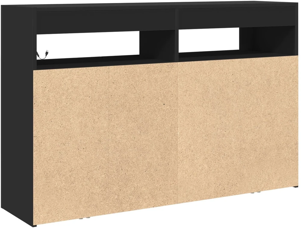 Kabalas Juoda 116 x 30 x 75 cm Apdirbta mediena