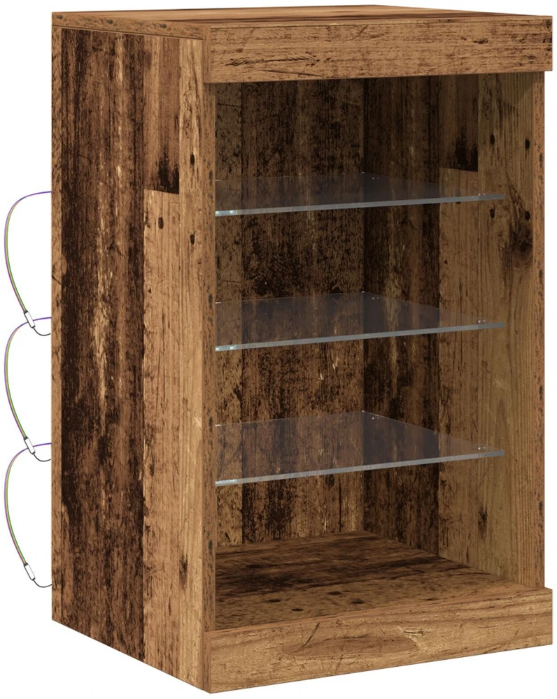 LED Bufetas Senas medis 41 x 37 x 67 cm Apdirbta mediena