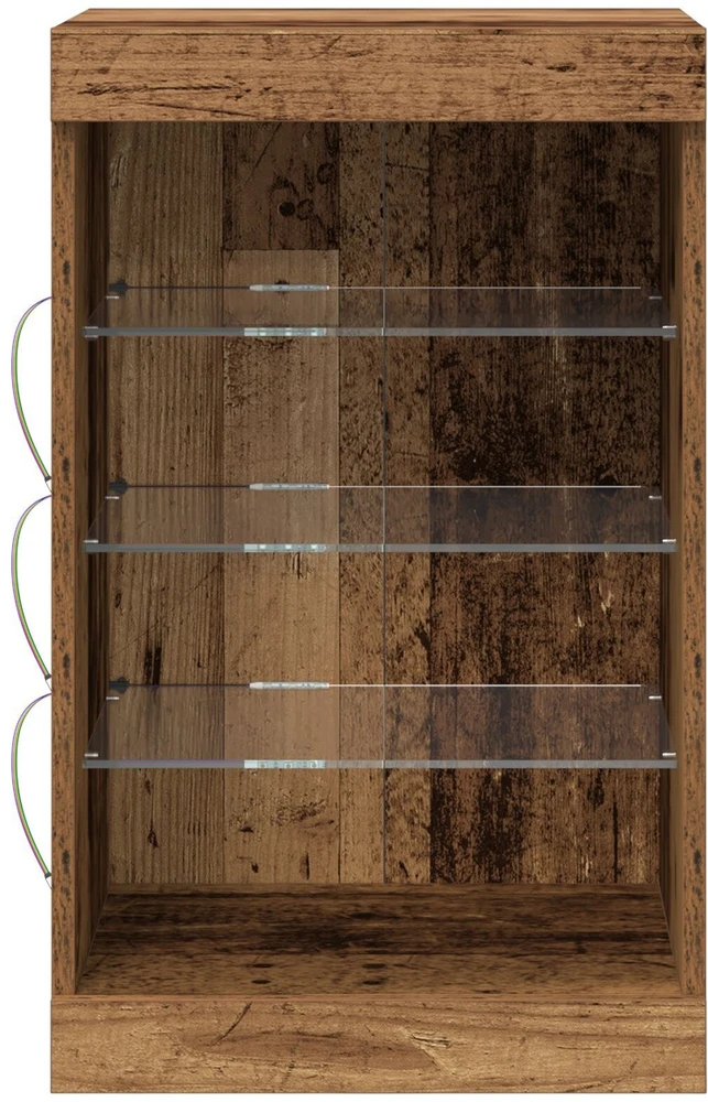 LED Bufetas Senas medis 41 x 37 x 67 cm Apdirbta mediena