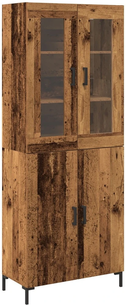 Aukštas spintelė 2 vnt. Sena mediena 69,5 x 34 x 180 cm
