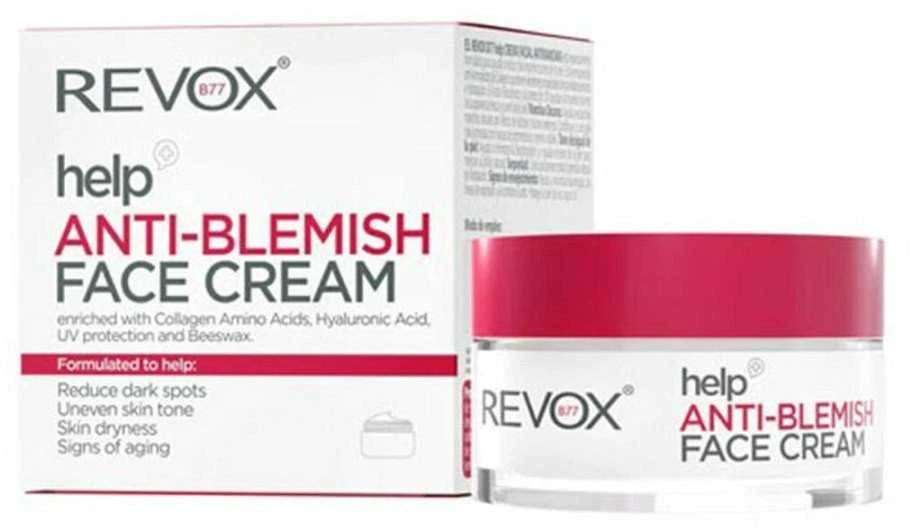 „Revox B77 Help“ dieninis veido kremas nuo spuogų, 50 ml