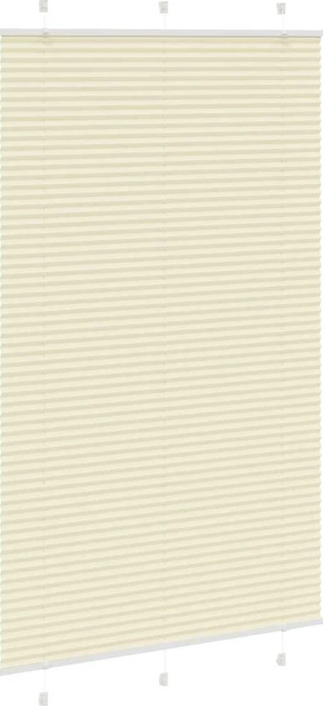 Klostuotos žaliuzės, kreminės spalvos, 120x200 cm, audinys, plotis 119,4 cm, poliesteris