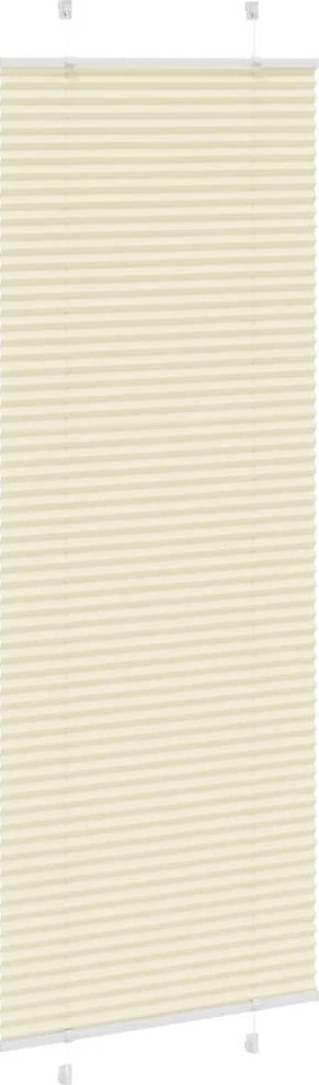 Klostuotos žaliuzės, kreminės spalvos, 70x200 cm, audinys, plotis 69,4 cm, poliesteris