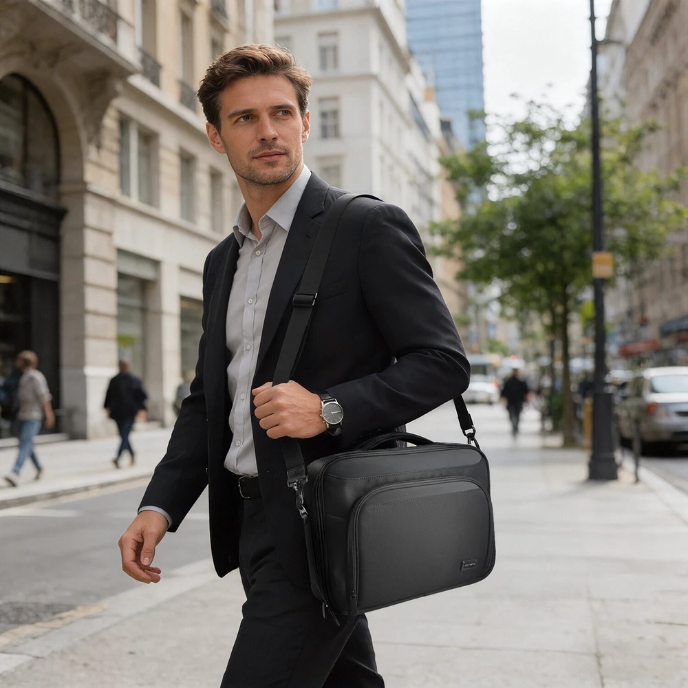 Krepšys na laptopa 4smarts Target Eco Clamshell 13-14" juoda