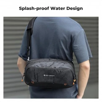 Krepšys ant peties K&F Concept Urban Wander 17 5 l - juoda