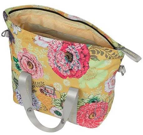 Basil Krepšys su rankine BASIL BLOOM FIELD KF-HOOK sistema, 8-11 l, medaus geltonumo