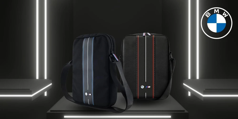 Bag BMW BMTB8COMPVSKR Planšetė 8″ juodos spalvos Nylon Raudona Stripe
