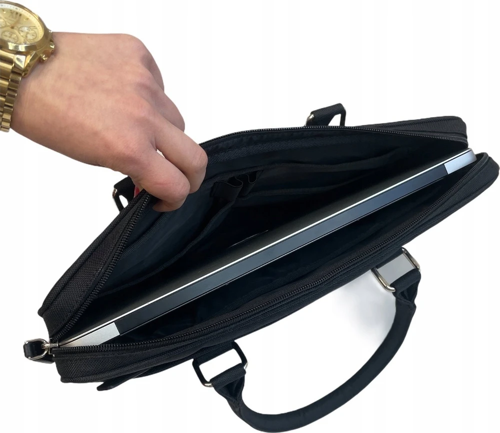 Dbramante1928 Krepšys dbramante Stelvio Slim Bag Pure - Krepšys na laptopa 14'' ze skóry licowej, tamsiai mėlyna