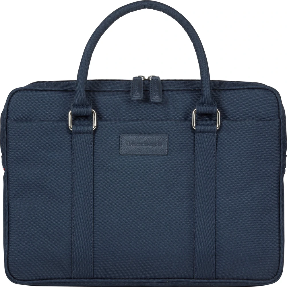 Dbramante1928 Krepšys dbramante Stelvio Slim Bag Pure - Krepšys na laptopa 14'' ze skóry licowej, tamsiai mėlyna