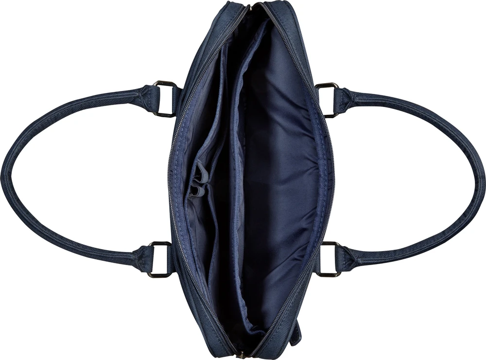 Dbramante1928 Krepšys D Bramante Stelvio Slim Bag Pure - Krepšys na laptopa 14'' ze skóry licowej, tamsiai mėlyna