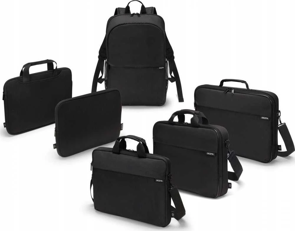 DICOTA D32091-RPET nešiojamojo kompiuterio dėklas 35,8 cm (14,1") Portfelis Juodas