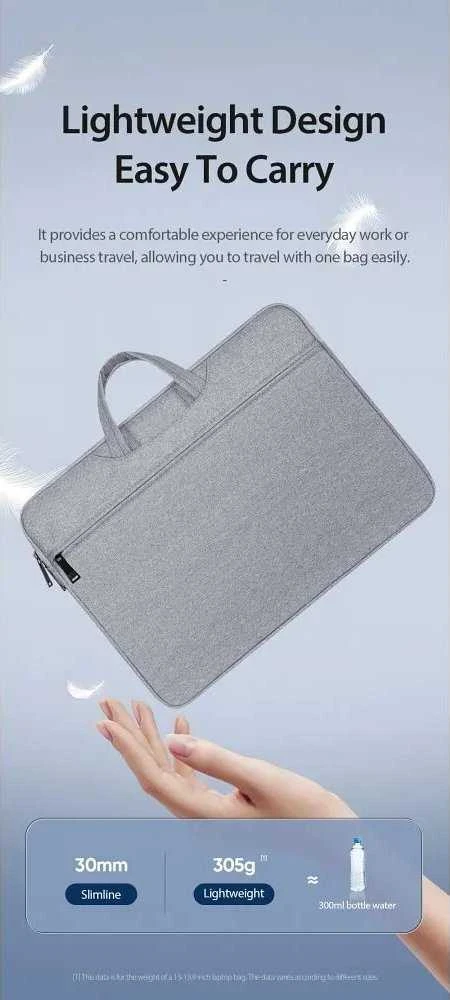 DUX DUCIS bag LBTC for laptop 14-15,4" Horizontal Handbag light pilkas